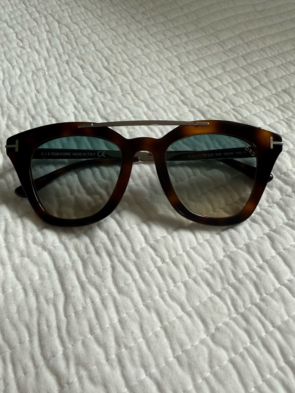Tom Ford Tortoiseshell Sunglasses with Gradient Lenses - Picture 2 of 10